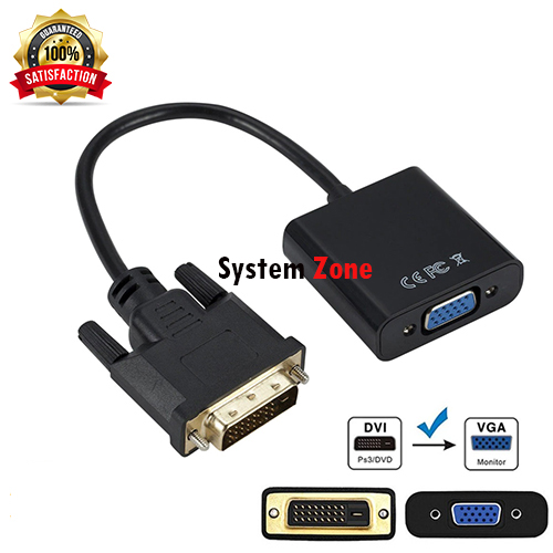 VGA Active Adapter Converter cable for PC Display Card, DVI to VGA