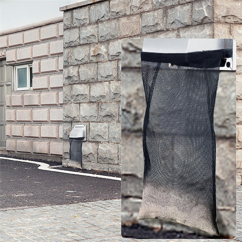 2 Pack Dryer Vent Lint Bags Lint Traps Polyester Lint Dust Bag for Outdoor Dryer Vents Capturing Lint and Dust. 