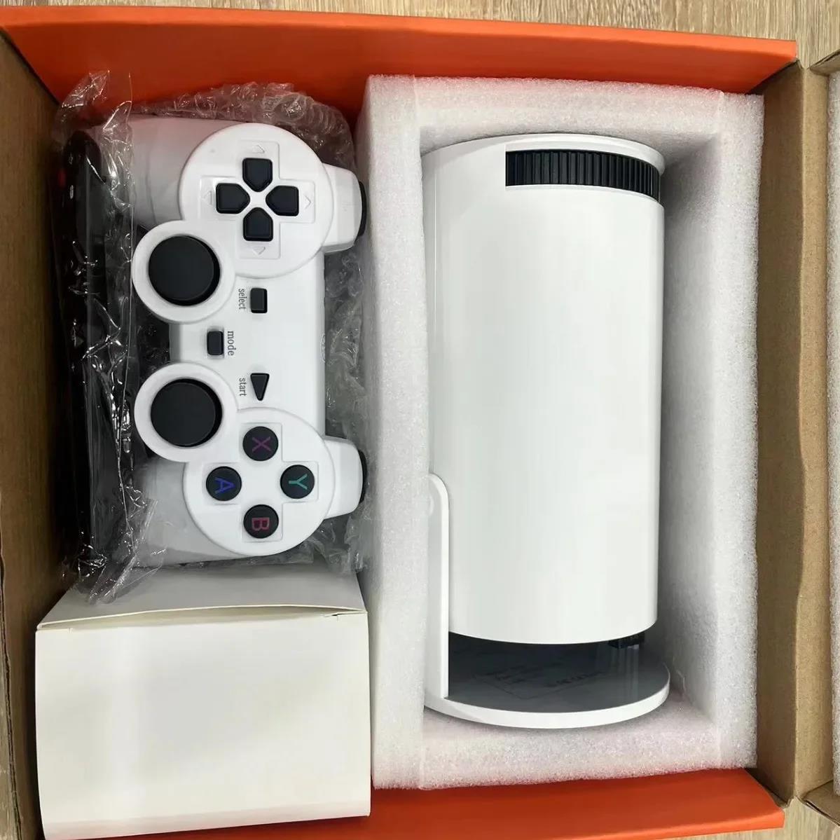X10 Plus Retro video game consoles Android 11 system Portable Intelligent Projector 720p H713 Lcd Projector Hd Hy300 game box. 