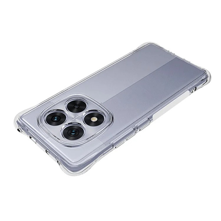 Xiaomi Redmi Note 14 Pro 4G TPU Back Cover Shockproof Silicone Bumper - Transparent. 