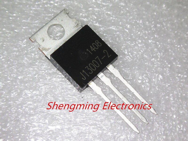 2Pcs- MJE13007 E13007 13007 NPN Transistor 400V 8A 80W Electronic Power Transistor NPN Switches Mode Voltage Triode Transistor TO-220 3Pin Leads. 