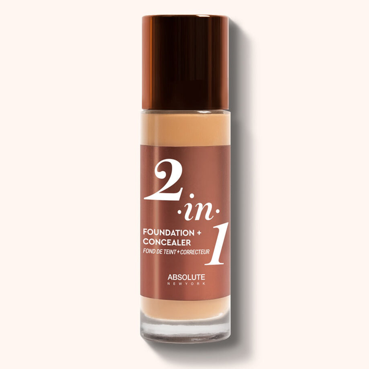 Absolute New york - 2-in-1 Foundation + Concealer Mffc01 Cool Porcelain. 