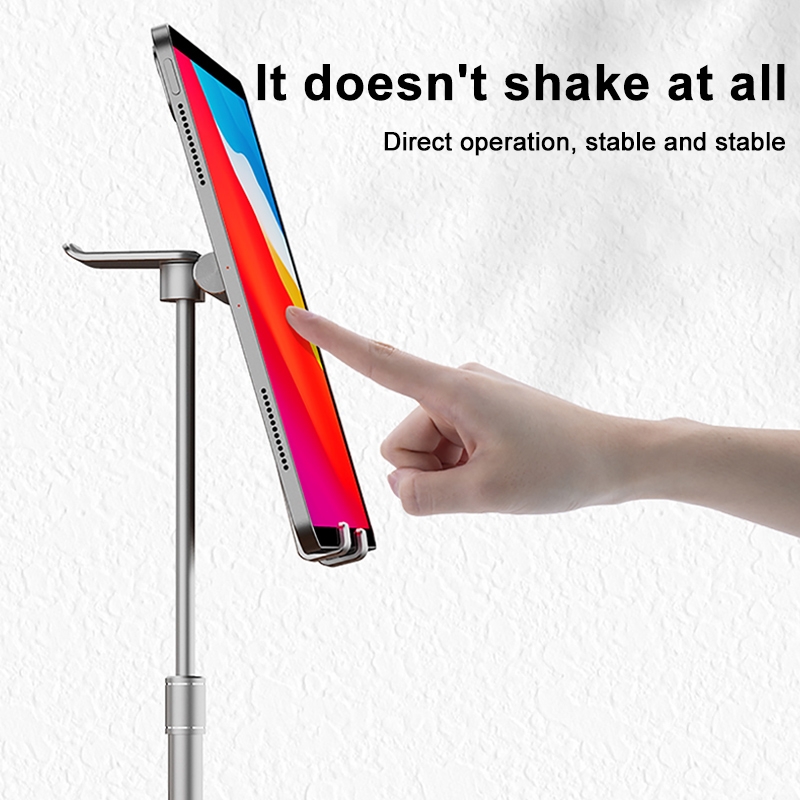 (New)R-JUST PB03 Lifting / Angle Adjustable Multi-function Headset / Tablet / Mobile Phone Holder, Suitable for Devices Under 12.9 inch. 