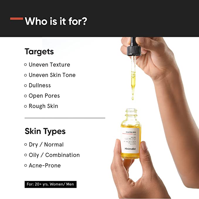 Minimalist AHA PHA BHA 32% Face Peel - 30ml. 