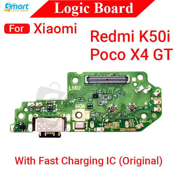Charging Logic Board For Xiaomi Redmi K50i/ Poco X4 GT Charging Port USB Plug PCB Dock Connector Spare parts. 