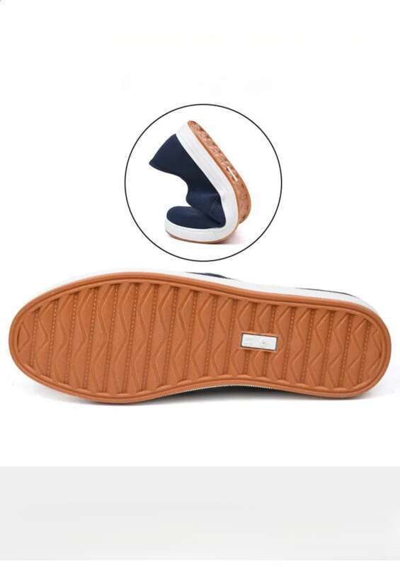 Herren Canvas Casual Sports Geeignet für Männer Leichte Gleitschuhe Vulkanisiert Bequeme Herren Flache Schuhe Schwarz Trainer Atos Hombre_voghion.com