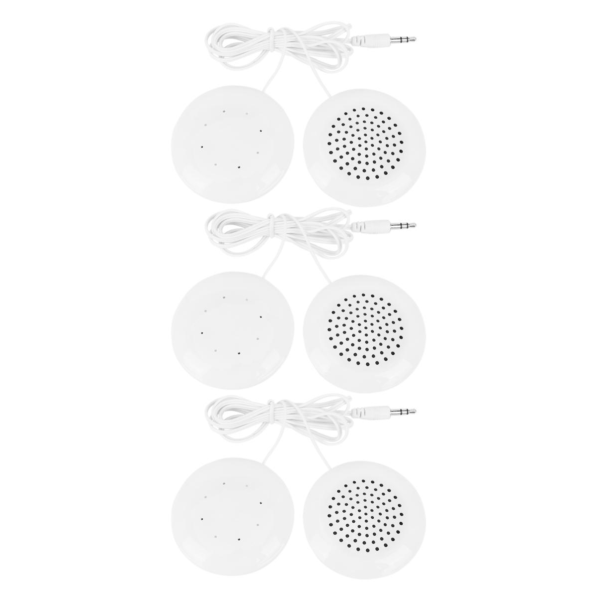 3X 3.5 mm Plug Universal Mini Neck Pillow Speaker for iPhone for IPod MP3 MP4 Player