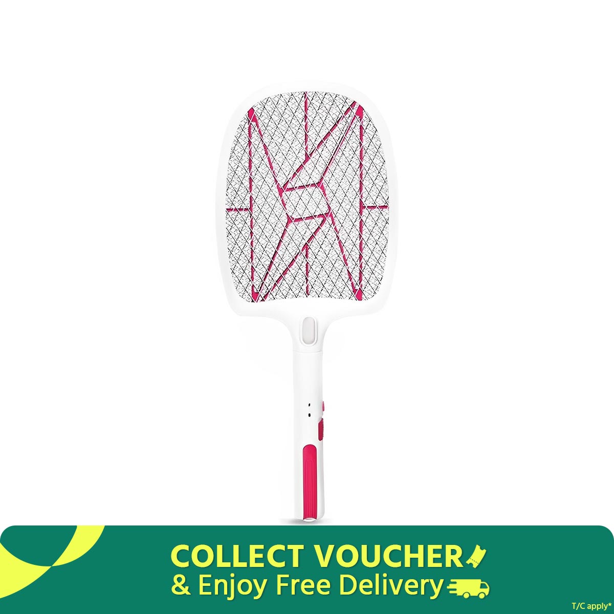 Mosquito Killer Electric Bat with Torch +  Heavy Batter 3.7V Easy  Change battery  SM-3821 With type C port. 