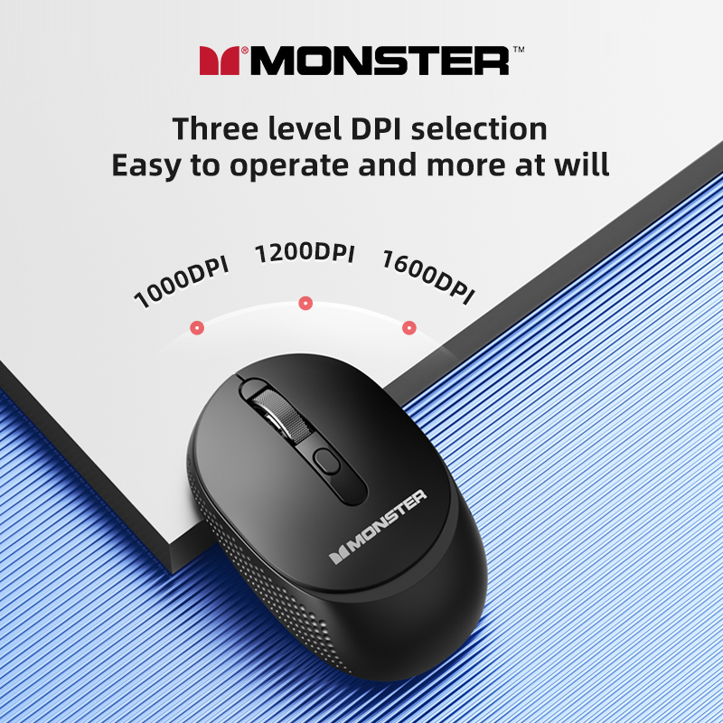 Greasy texture, suitable for PC fine hoice r M5 CMonste single-mode wireless gaming mouse is lightweight and comfortable. 
