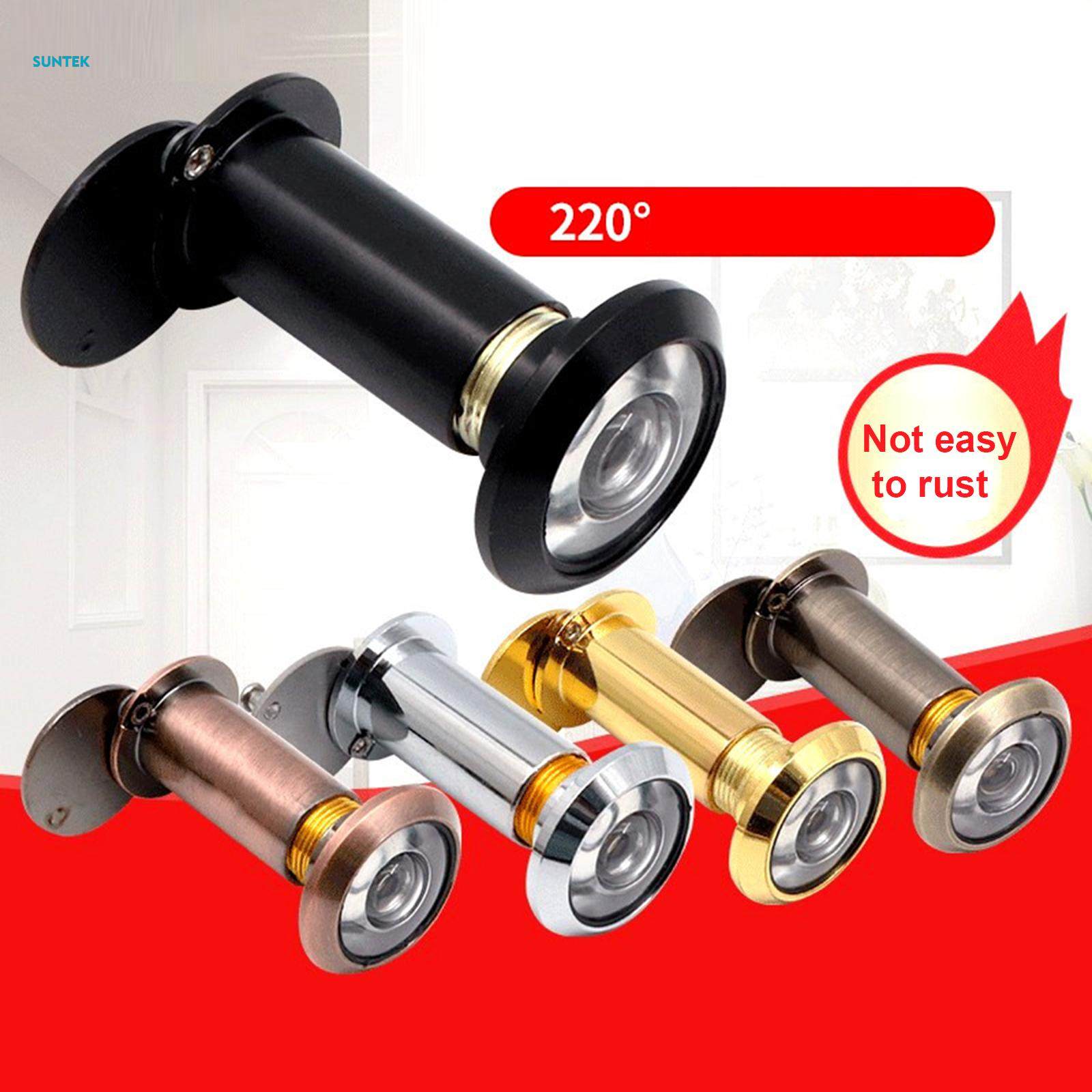 Door Peephole Viewer Opening Diameter: 16cm Durable Office Wide Angle Easy Installation. 