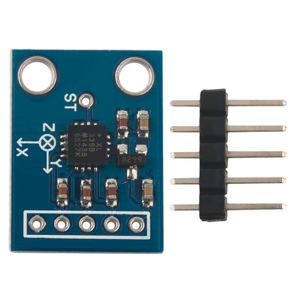 GY-61 ADXL335 ADXL 335 Accele-rometer 3-Axis 5 Pin Analog Output Module Ang-ular Tran-sducer 3V 5V For Arduino Ang-ular Sensor Ti-lt Angle Board Electrical Circuitry & Parts. 