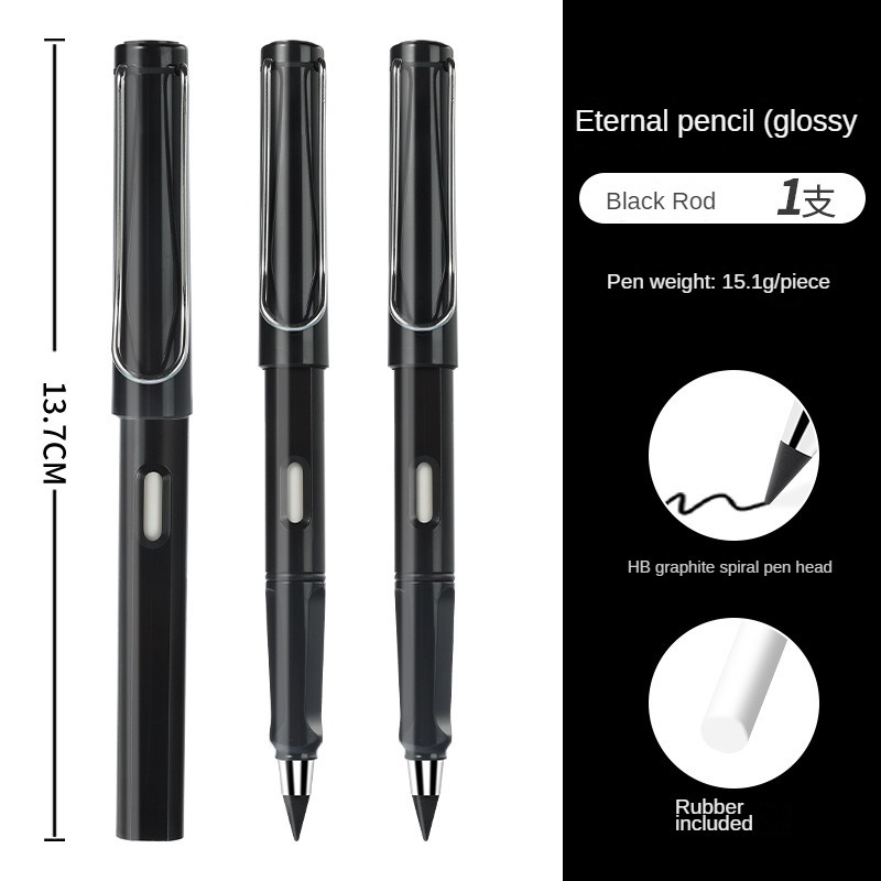 Unlimited/Infinity Magic Pencil with Eraser and Replacement Nibs, Tree-Friendly Cute Forever Pencil for Kids Writing, Sketch, Drawings Inkless Pen for Flawless Handwriting: Effortless and Timeless Pencil. 