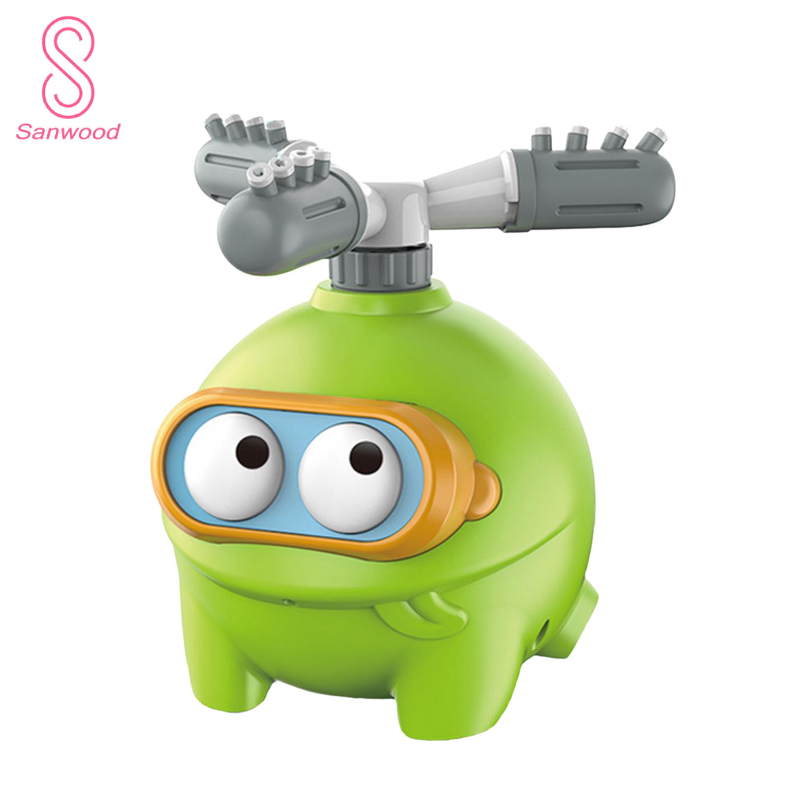 Depending on your water pressure, this outdoor kids spri ler sprays up to 30-42 incs high. Divided into multiple out s, t pressure of water sprayed from t holes in t pipe is comp ely safe for your children and pets.