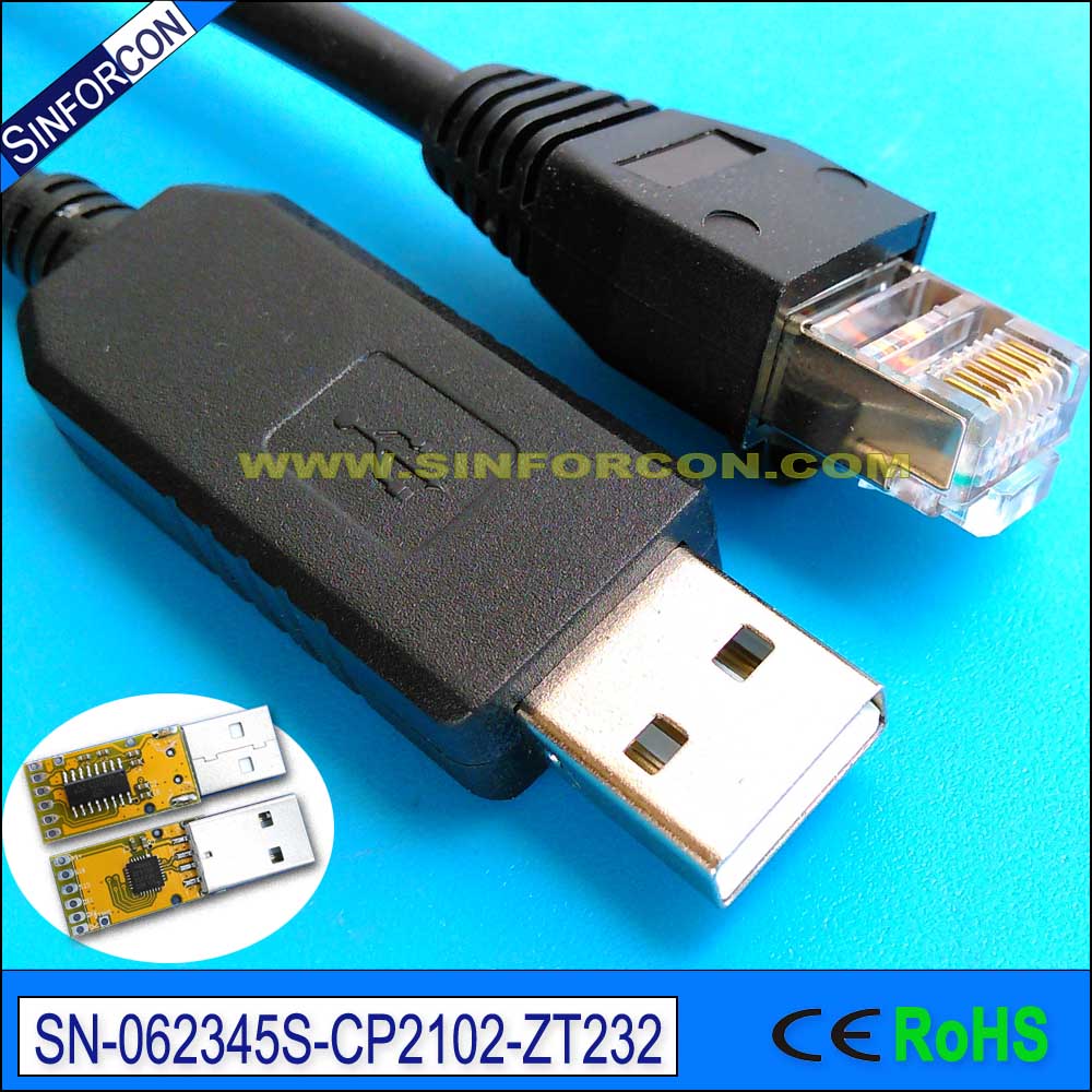 silabs cp2102 usb rs232 to rj11 rj12 rj45 converter cp2102 usb serial adapter cable. 