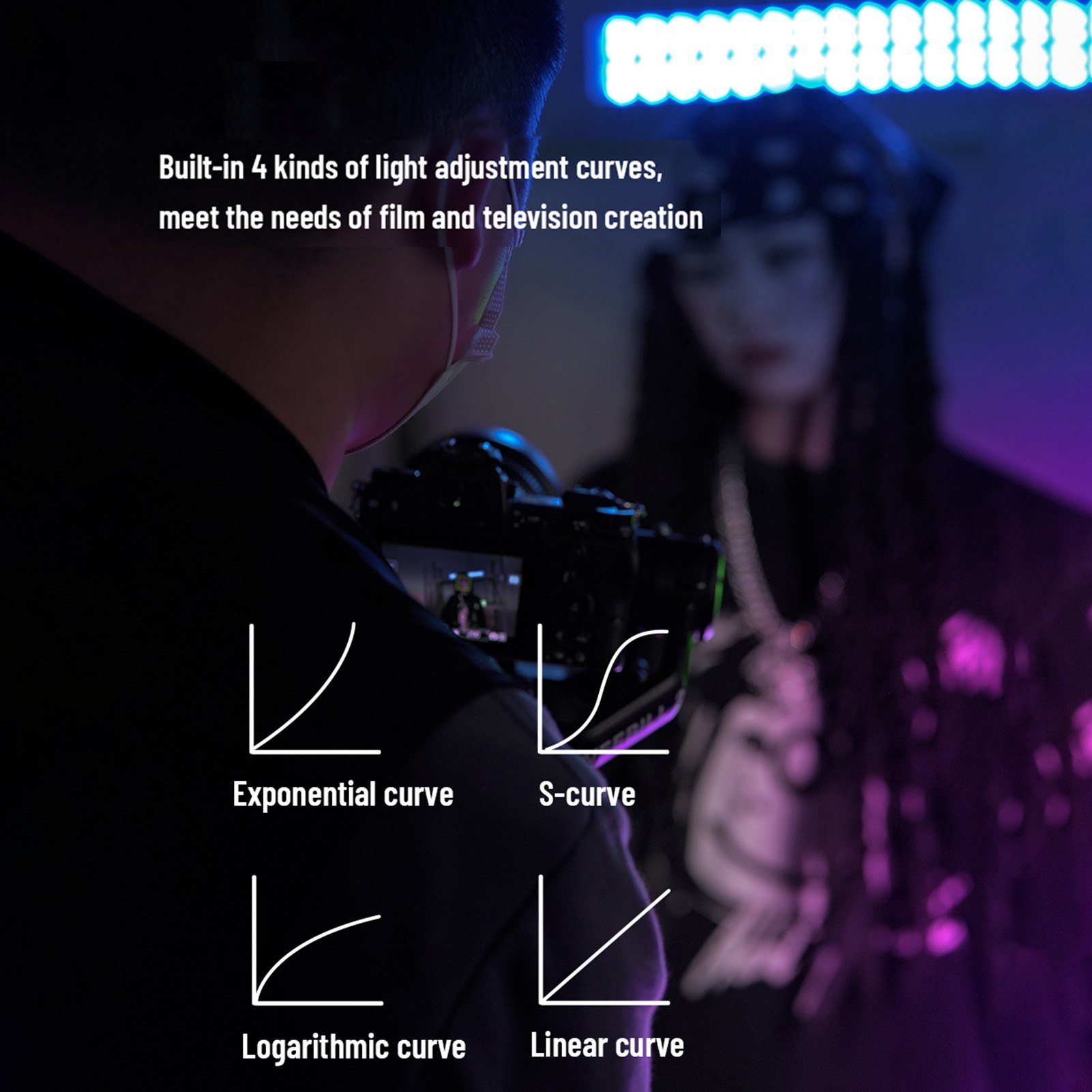 YONGNUO YN360IV Handheld RGB Video Light LED Fill Light Stick - black. 