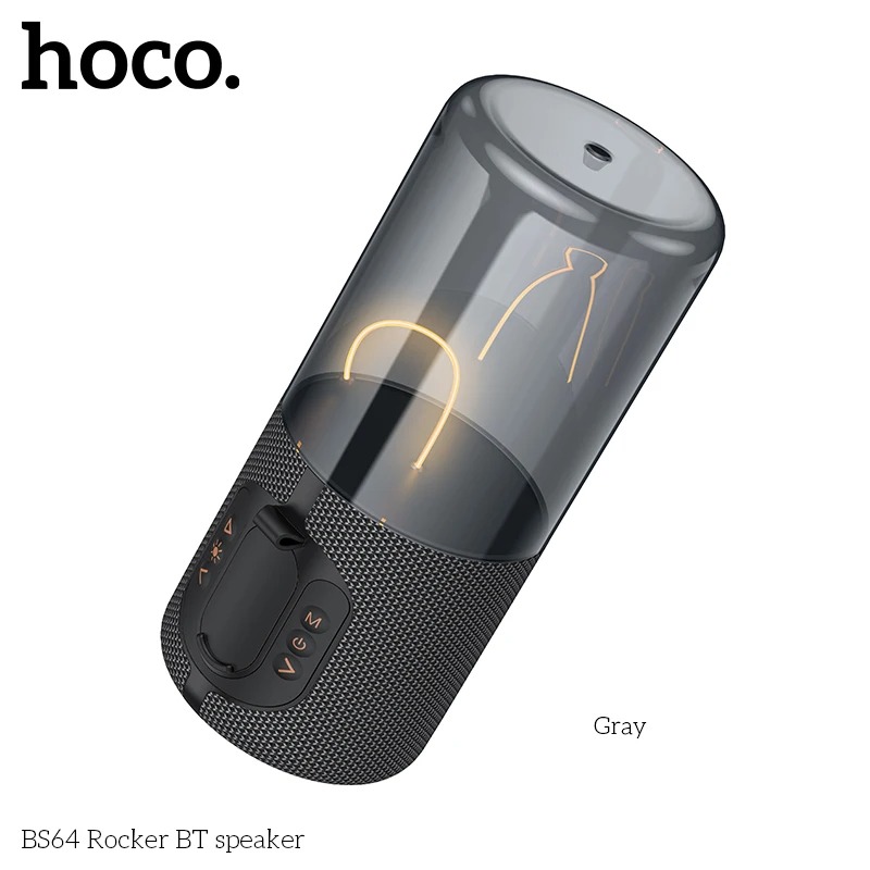 HOCO BS64 Portable Wireless Bluetooth Speaker Stereo Surround Metallic Outdoor Waterproof Portability 3-Hour Playtime