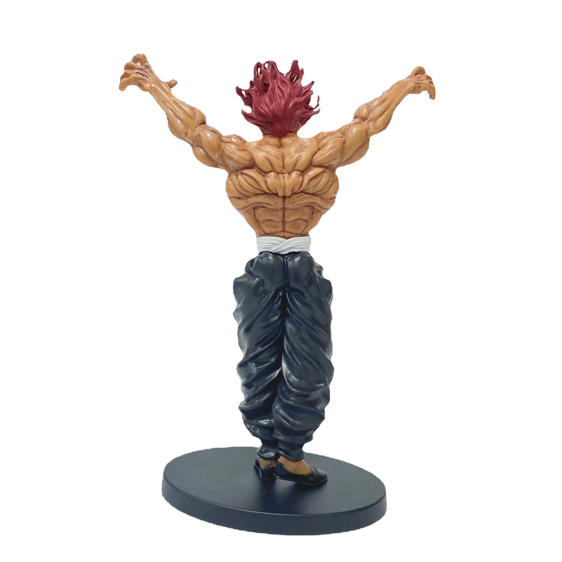 Baki the Grappler hanma baki Hanma Yujirō Hanayama Kaoru Jack Hanma Action Figure Model Collection Toys 22CM kunminghaoming. 
