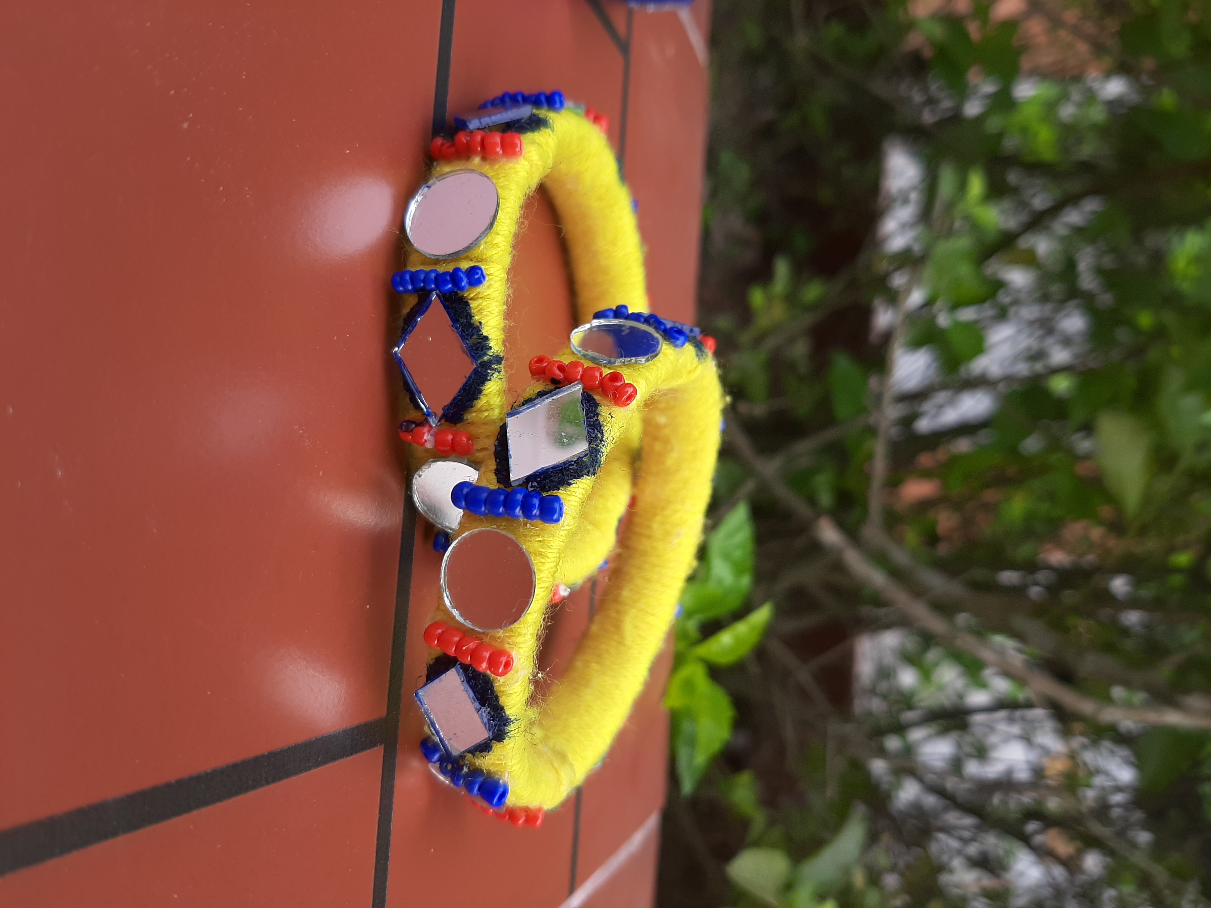Handcrafted Bangles/Curi | Colour and Design can be customized. 