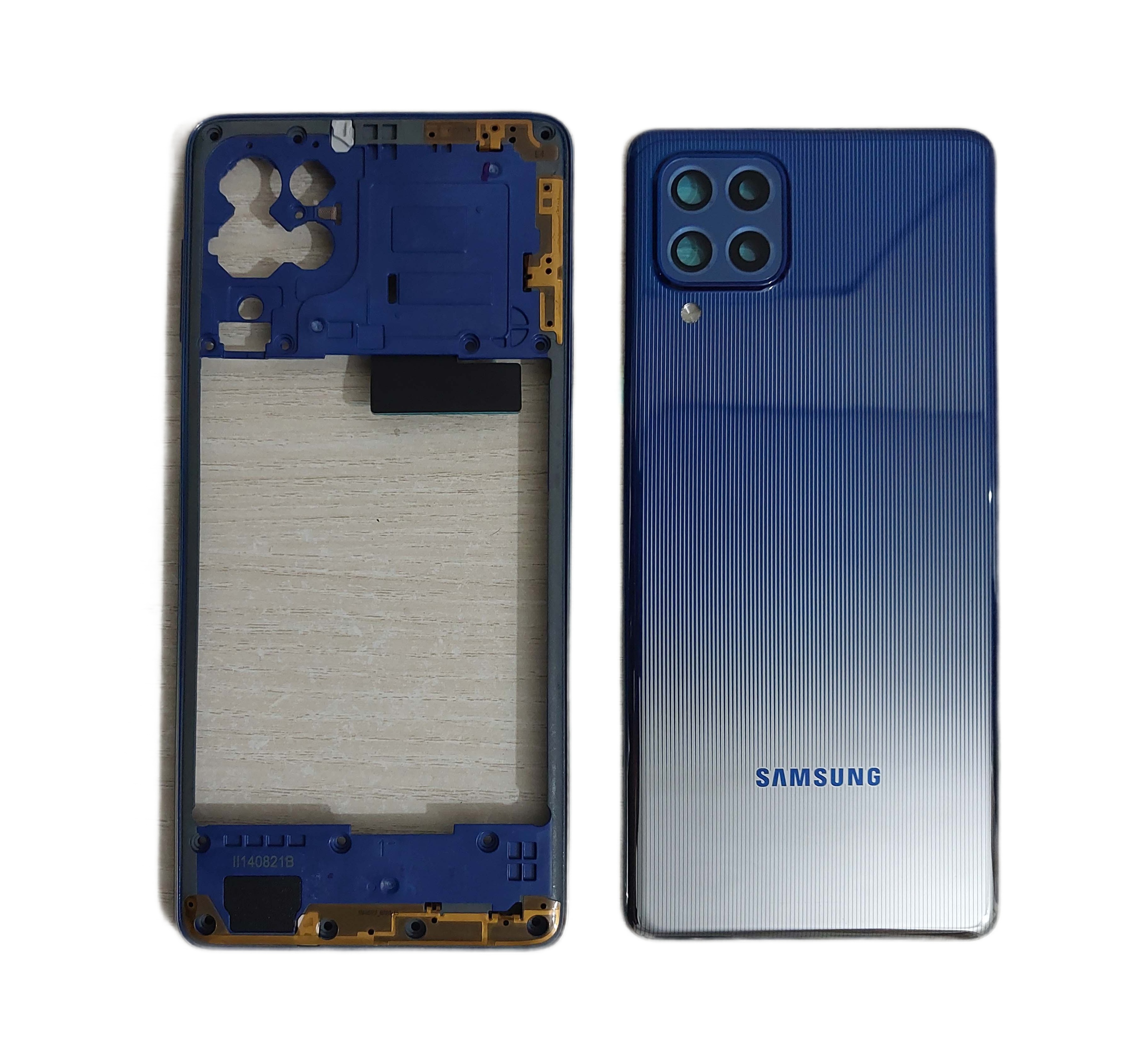 Samsung Galaxy M62/ Samsung Galaxy F62 Middle Bezel Housing Frame and Back Panel Without Front LCD Frame Panel. 
