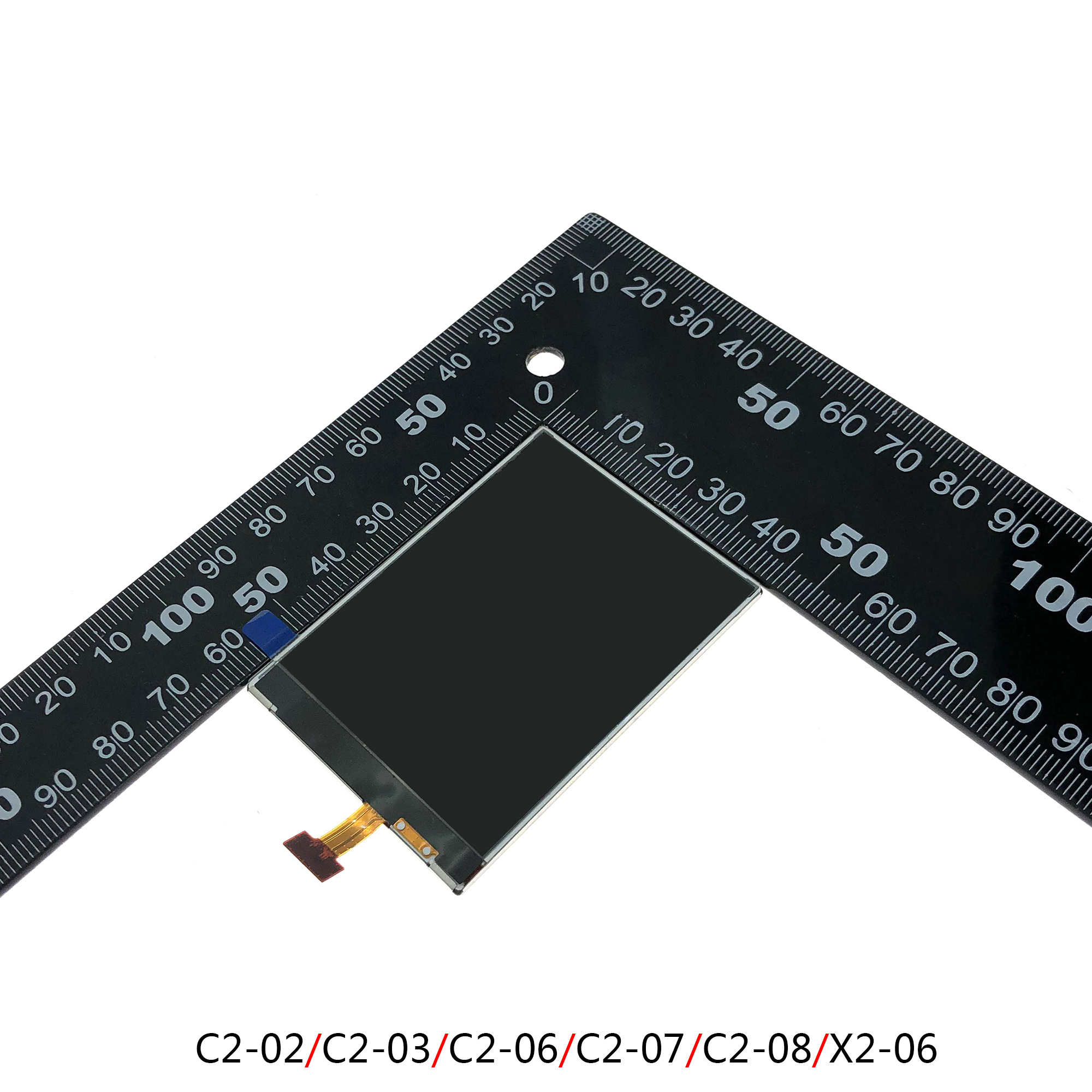 For Nokia 3208c 7230 C2-02 cell phone LCD X2-06 X2 X2-00 LCD Display Screen X3 X3-00 C5 C5-00 2710C 7020 LCD Part Replacement. 