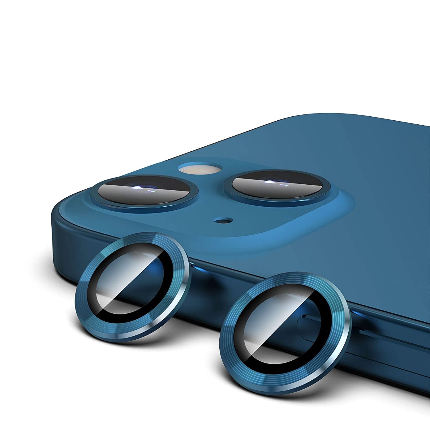For Apple iPhone 15 Plus Camera Ring Metal Frame Camera Ring Case Glass Protector Camera Lens Shield Camera Lens Ring Case. 