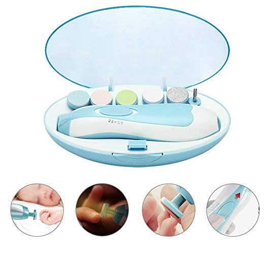 Safe Electric Nail Clipper Cutter Baby Nail Trimmer Clipper Cutter Scissors Kids