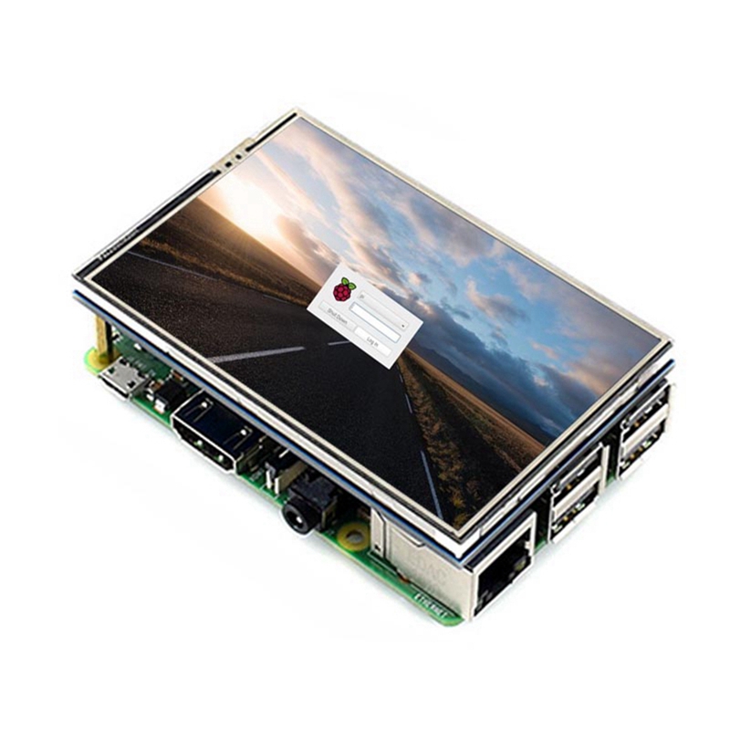 3.5 Inch Monitor HDMI-Compatible 320 x 480 Capacitive Touch Screen LCD Display for Raspberry Pi 4 3B+/ 3B/2B/2B+/2A+. 
