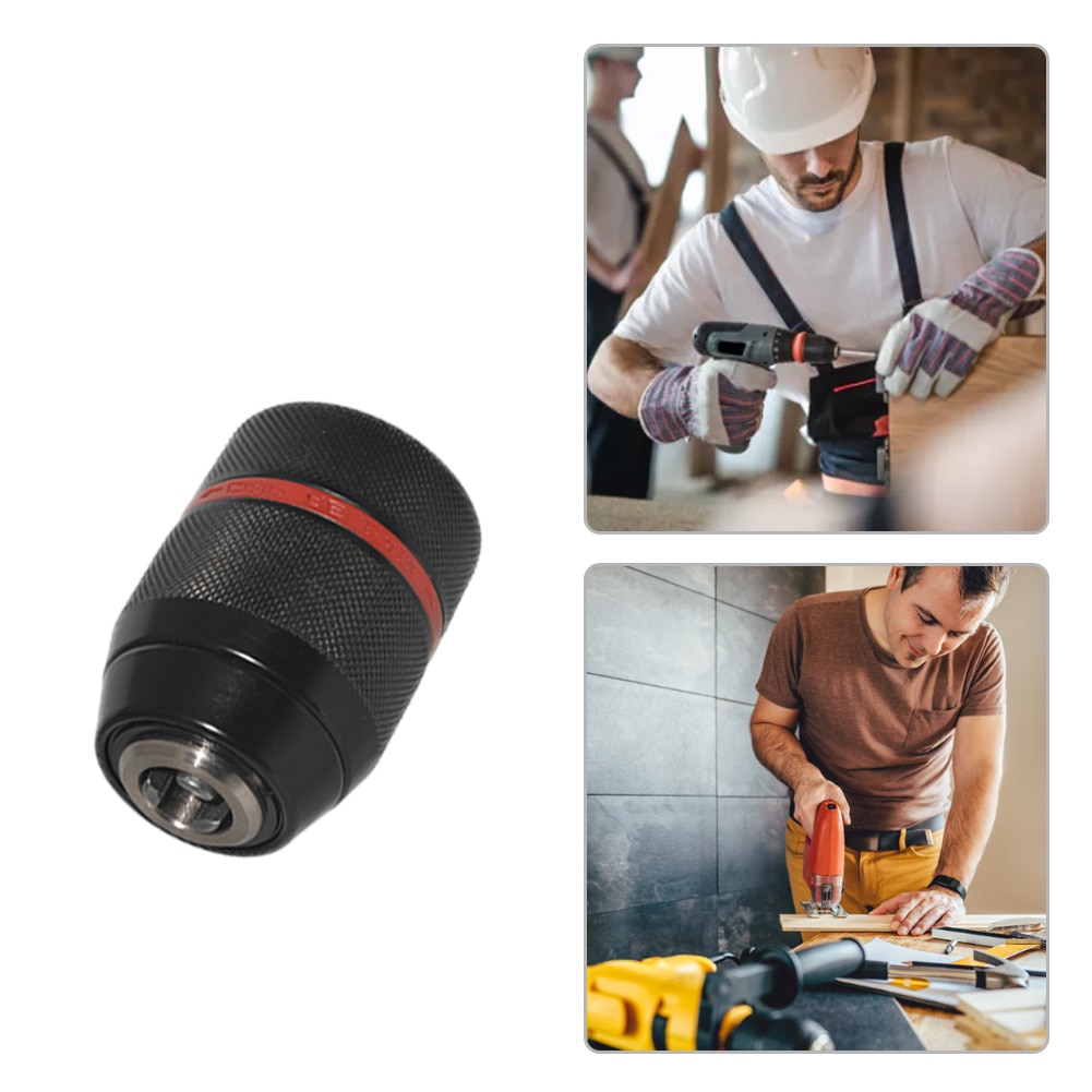 Metal Drill Chuck SDS Shank 1.5-13mm Keyless Electric Drill Chuck Quick Change Converter Mini Keyless Drill Chuck Hardware Tools. 