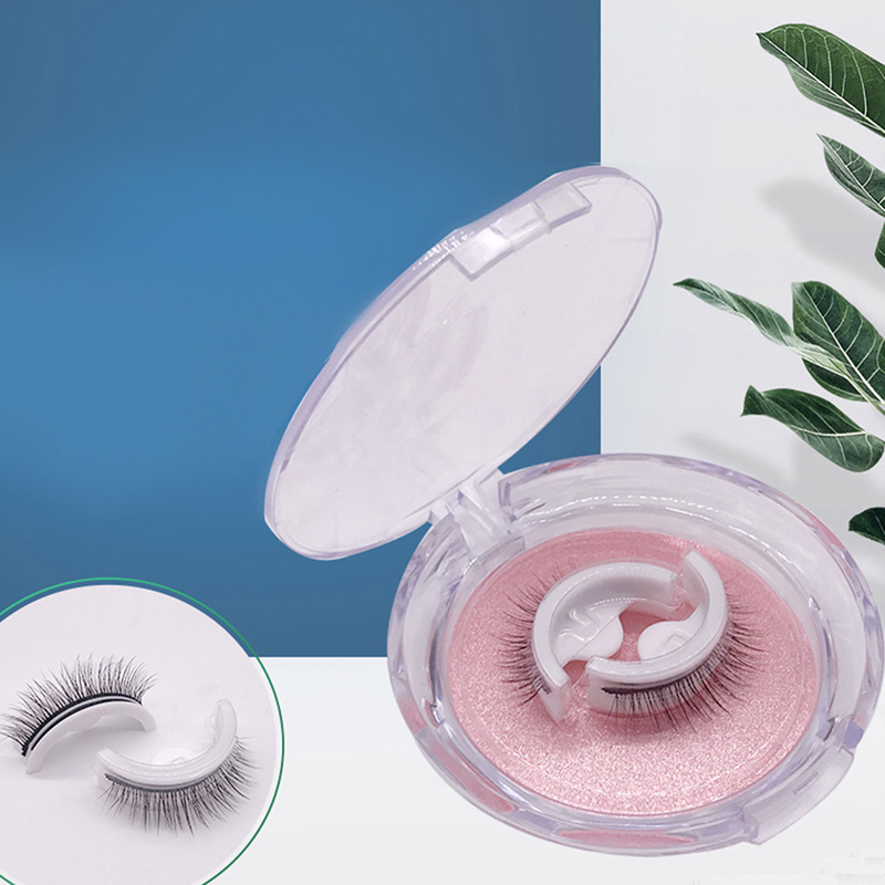 Reusable Self-Adhesive Eyelashes Without Glue Natural Fluffy False Eyelashes. 