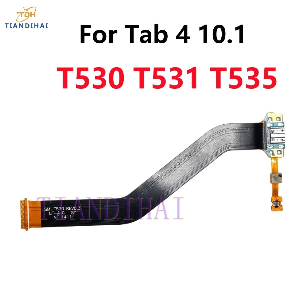 Original For Samsung Galaxy Tab 4 10.1 T530 SM-T530 T531 T535 Charger Charging Port Dock USB Connector Flex Cable Ribbon