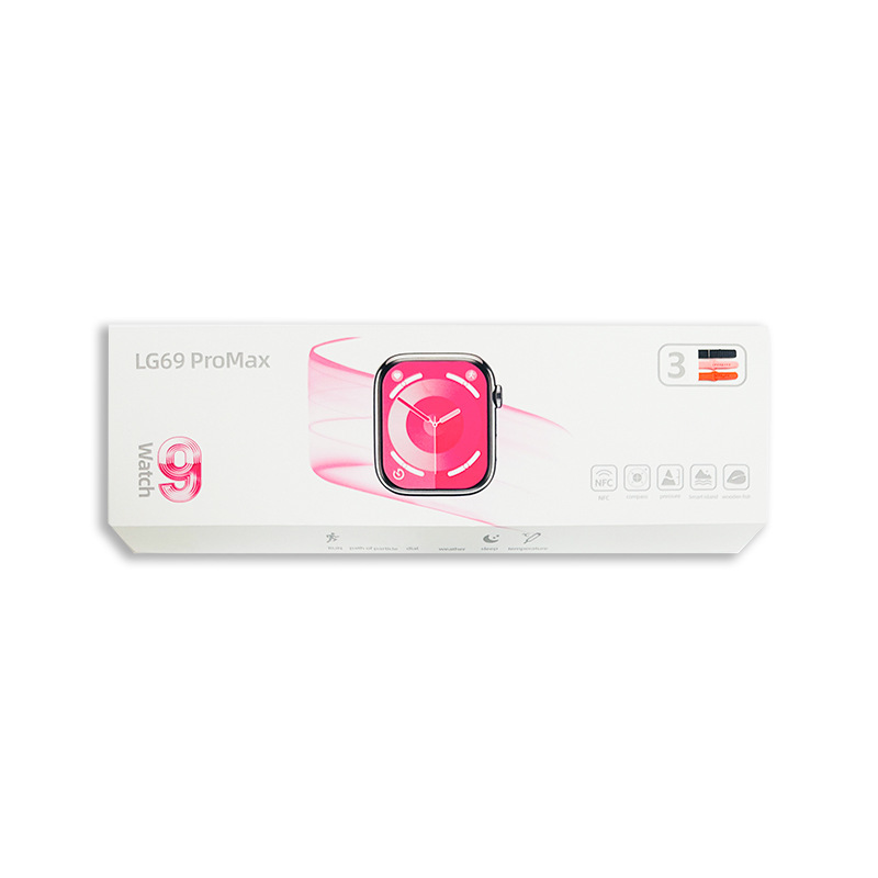 New LG69 Pro Max Smart Watch 9 Lingdong Island NFC Bluetooth Phone Full Netcom Alarm Clock Watch. 
