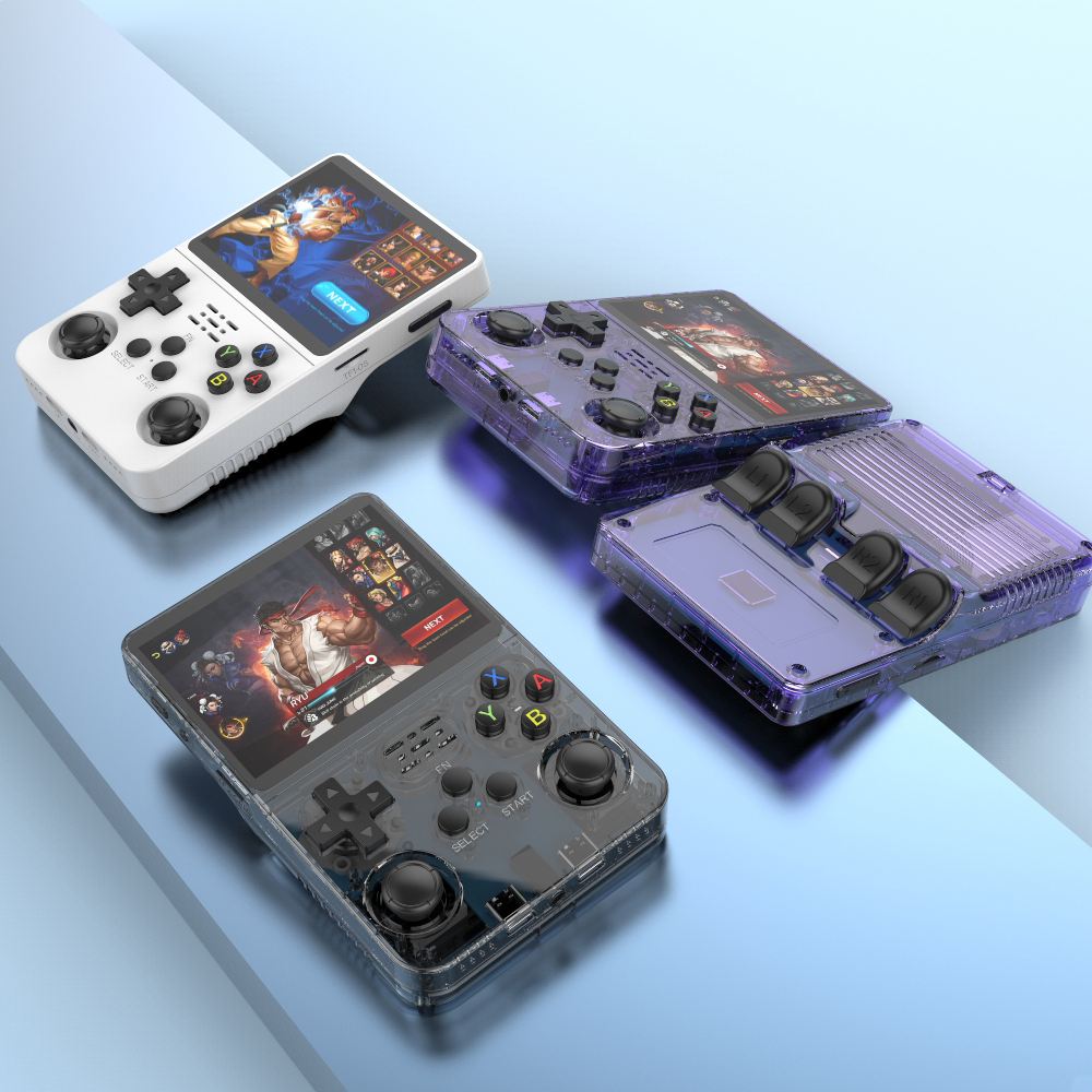 Open Source R36S Retro Handheld Video Game Console Linux System 3.5 Inch IPS Screen Portable Pocket Video Player 64GB 128G Games. 