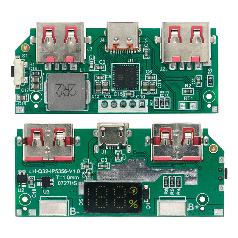 5V 3A Lithium Battery Digital Display Fast Charging Bank Module IP5356 TYPE-C Micro USB Mobile Power Motherboard Jessica