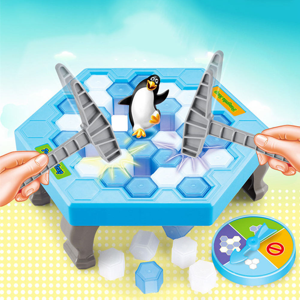 Save Penguin Ice Block Breaker Trap Toys Funny Parent Children Kids Table Game. 