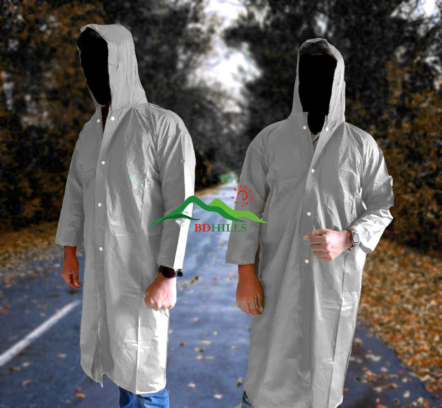 Simple Polyester Rain Coat for Regular Use