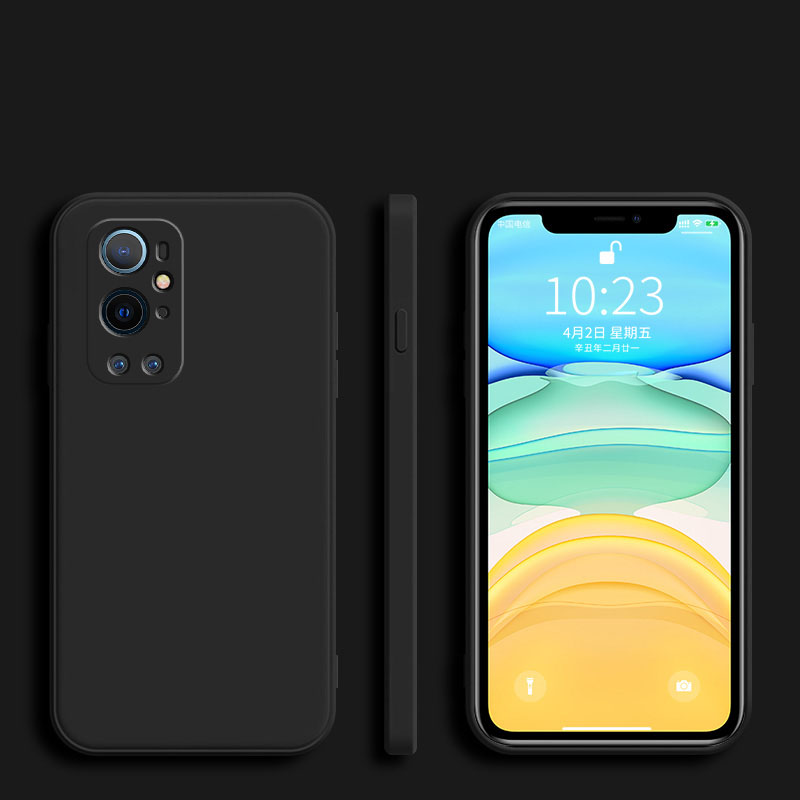 Luxury Square Soft Silicone Case on For OnePlus One Plus 10 9 9R 9RT 8 7 7T Pro Nord CE 2 5G Coque Solid Color Back Cover. 