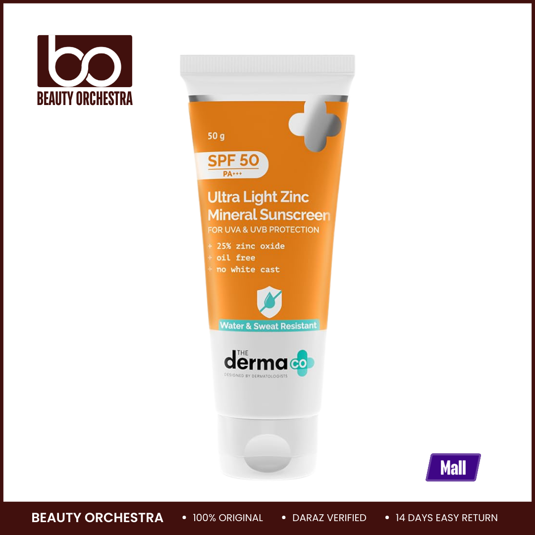 The Derma Co Ultra Light Zinc Mineral Sunscreen - 50g