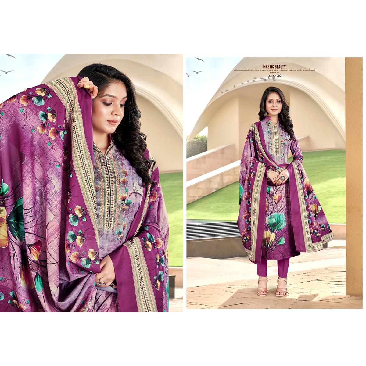 High Quality Indian Three Piece  with Embroidery work 100%original Indian