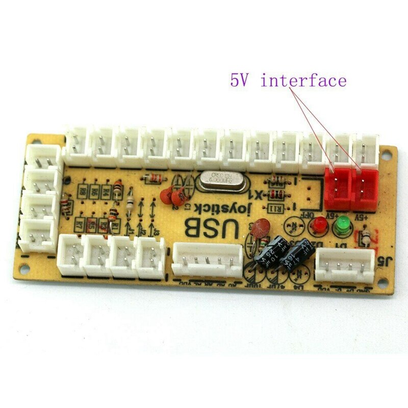 【VisioN Shop】DIY Arcade Kit USB Arcade Joystick Chip for MAME and Stick. 