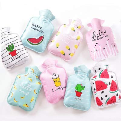 Insulated Water Bag Soft Small Hot Water Pack School Students Girls Pocket Hand Feet Warm Water Bottle Bag. 