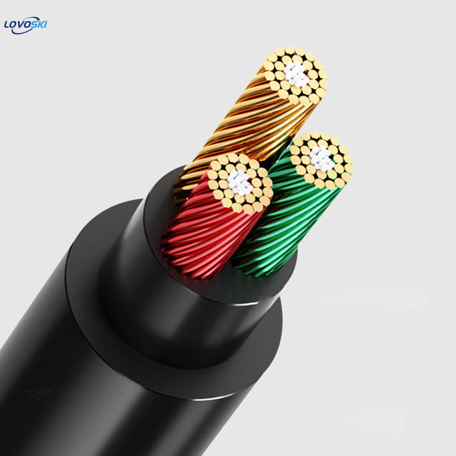 to 2 RCA Cable Connector AUX Auxiliary Cable for Headphone Professional Audio Equipment. 