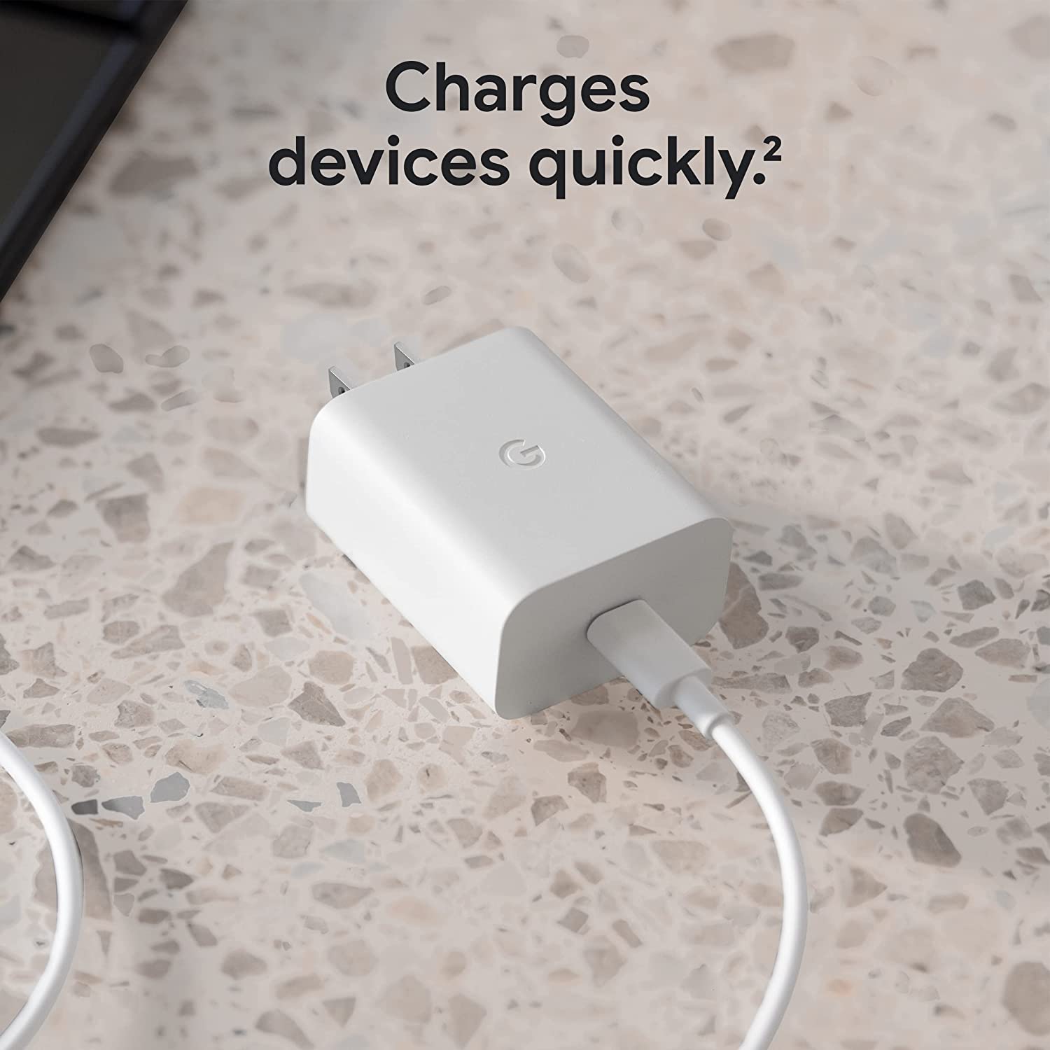 Google 30W USB-C Charger and Cable Fast Charging Pixel Phone Charger Compatible with Google Products and Other USB-C devices. 