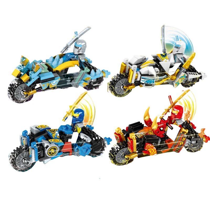Ninja Wars Armor Mech Mini Model Action Figures Building Blocks Compatible Technic Anime City Gifts Toys Robots For Children