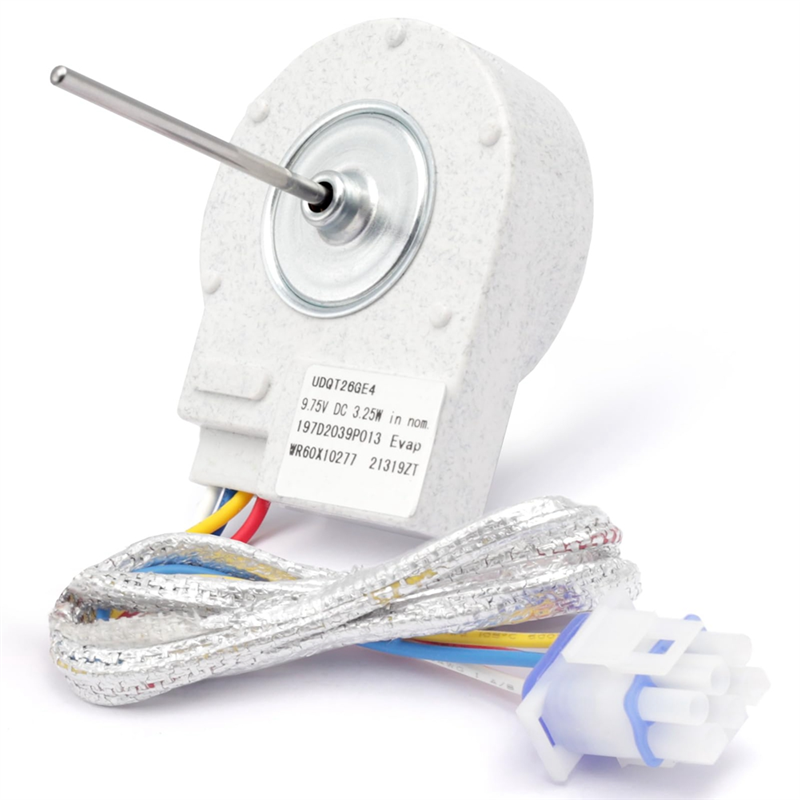 WR60X10277 Upgraded Refrigerator Evaporator Fan Motor Replacement for Fridge Freezer Evap Replace Parts 197D2039P013