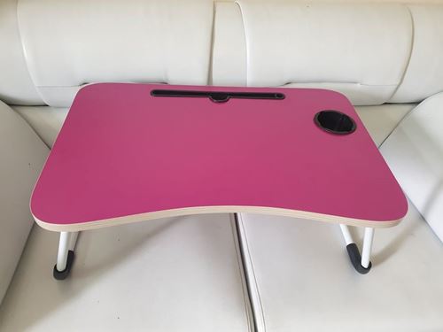 FOLDING LAPTOP STAND HOLDER & STUDY TABLE DESK FOR BED - Laptop Table - Laptop Table. 