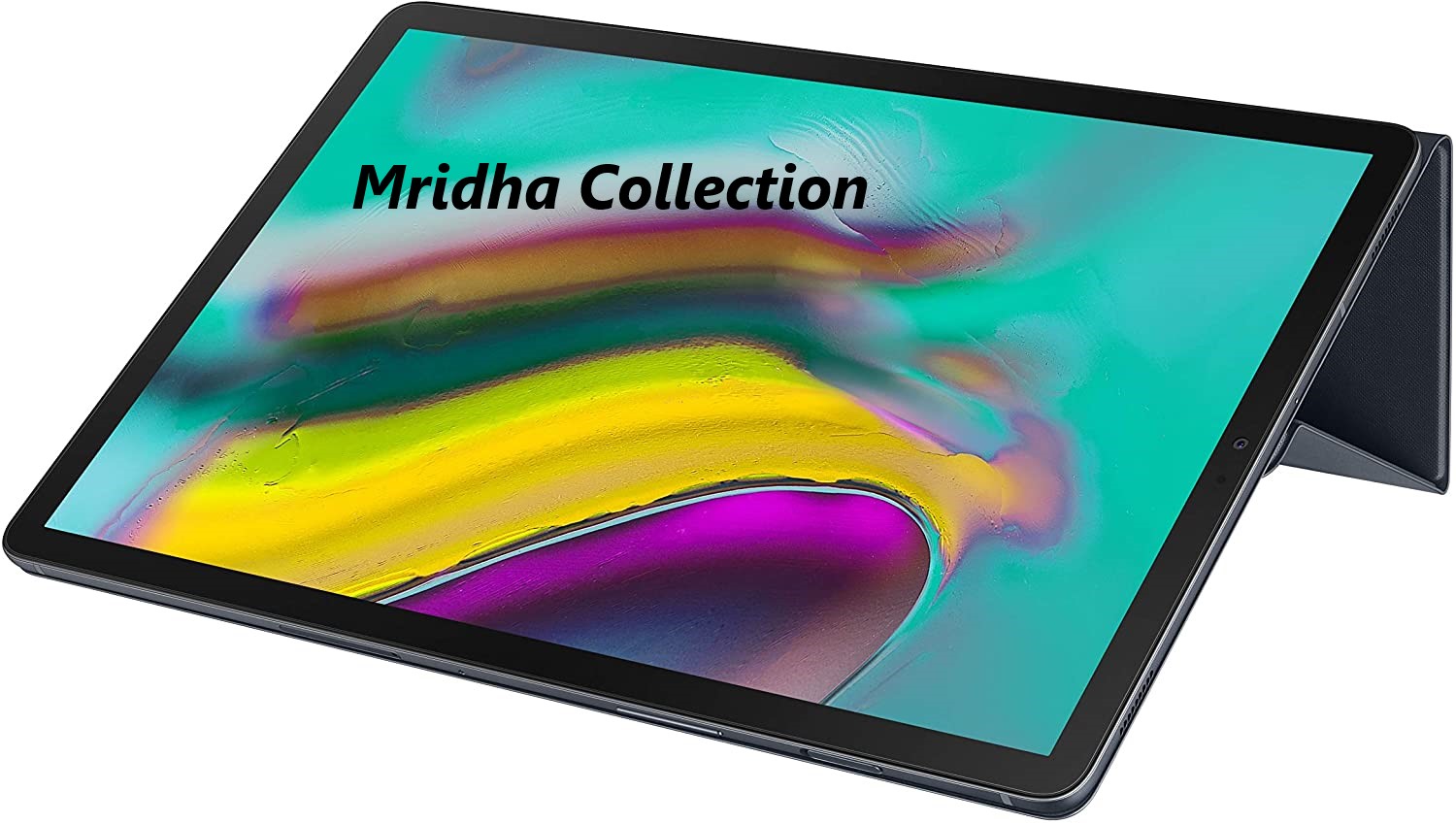 Samsung Galaxy Tab S5e 10.5 inches Luxury Protective Horizontal Flip Leather Case with 3-folding Holder Silk Texture Book Cover-(Black) For  SM-T725, SM-T720. 