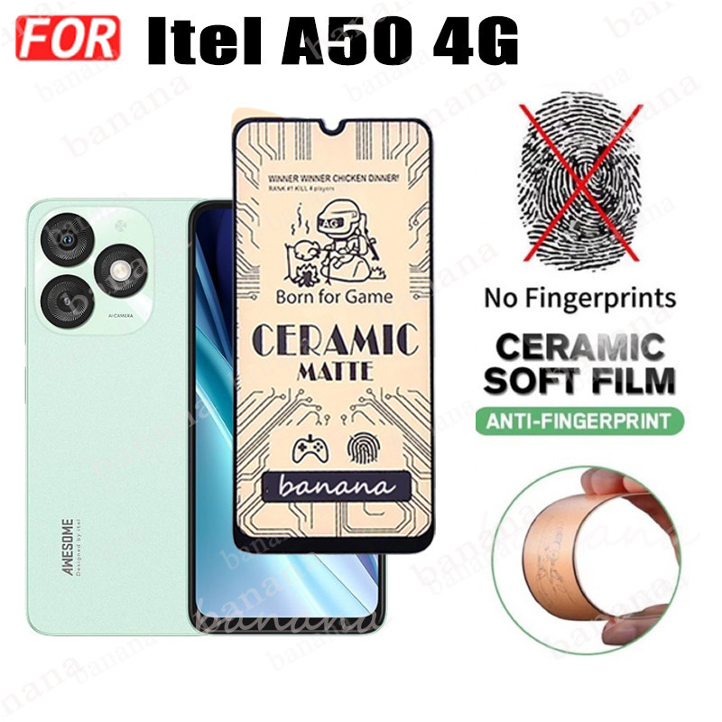 Itel A50 4G Tempered Glass for Itel A 50 A5 0 A05S A60 A60S A70 RS4 S24 S23 P55+ P40 2 in 1 Camera Lens Glass Full Cover Screen Protector. 