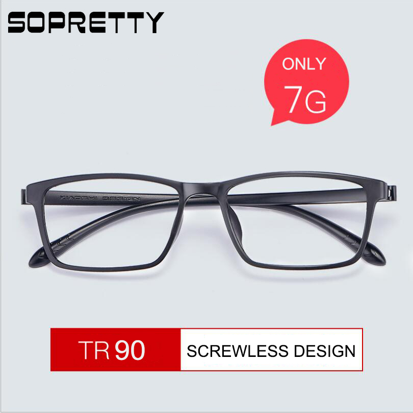 TR90 Screwless Non-Metallic Glasses Frame,Men Women Spectacle Frame Of Myopia Glass Frames for Prison Detention Center FX1X2