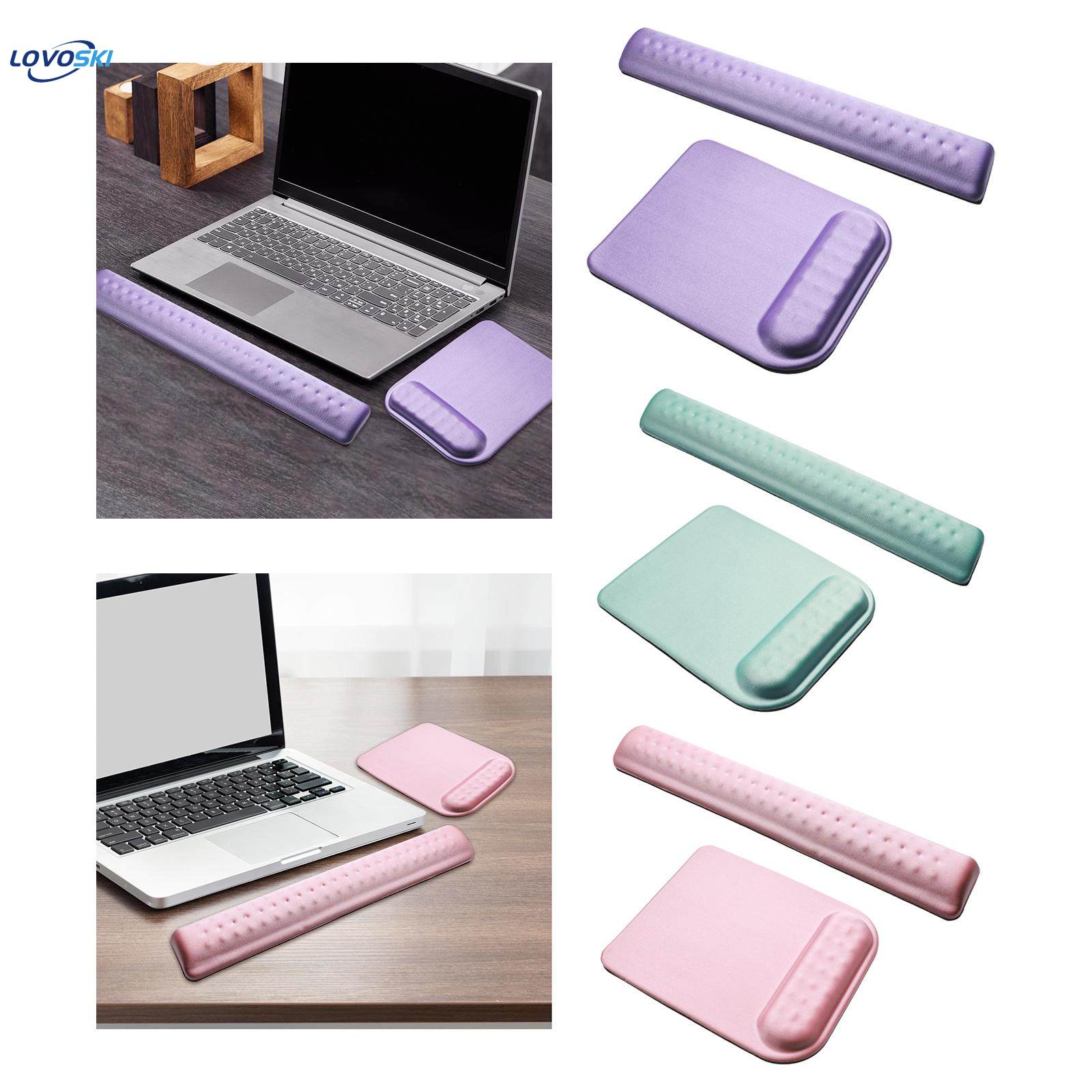 Keyboard Mouse Pad Wrist Support Keyboard Wrist Rest for Laptop Desk Office. 