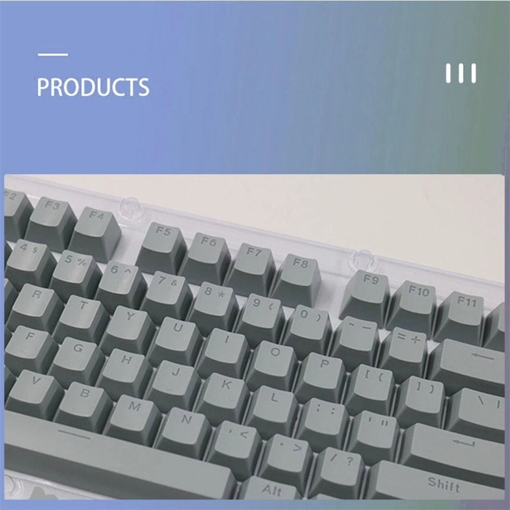 Transparent ABS 980k 61/ 87 104/108 Mechanical Keyboard Mechanical Keycaps Backlit Key Cap Blank Keycaps Keyboard Keycap. 